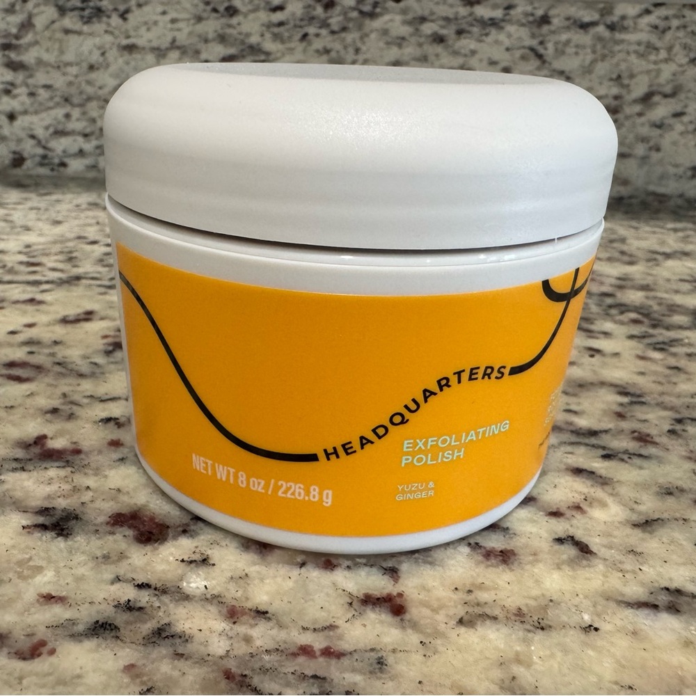 Headquarters Exfoliating Polish Yuzu Ginger Scalp Scrub 8oz New